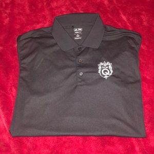Adidas Climalite Golf Shirt Polo- Black- XL